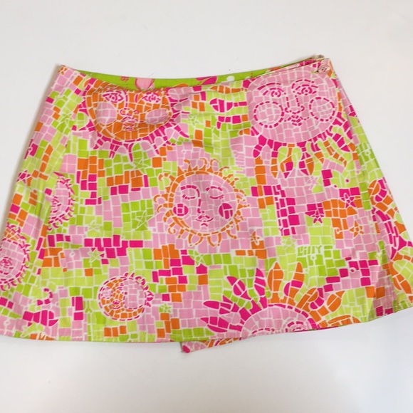 Lilly Pulitzer reversible wrap skirt size 2 - Picture 5 of 7